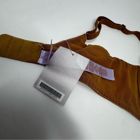 NWT SavageXFenty Glissenette sheer Unlined bra 34C - Picture 6 of 7